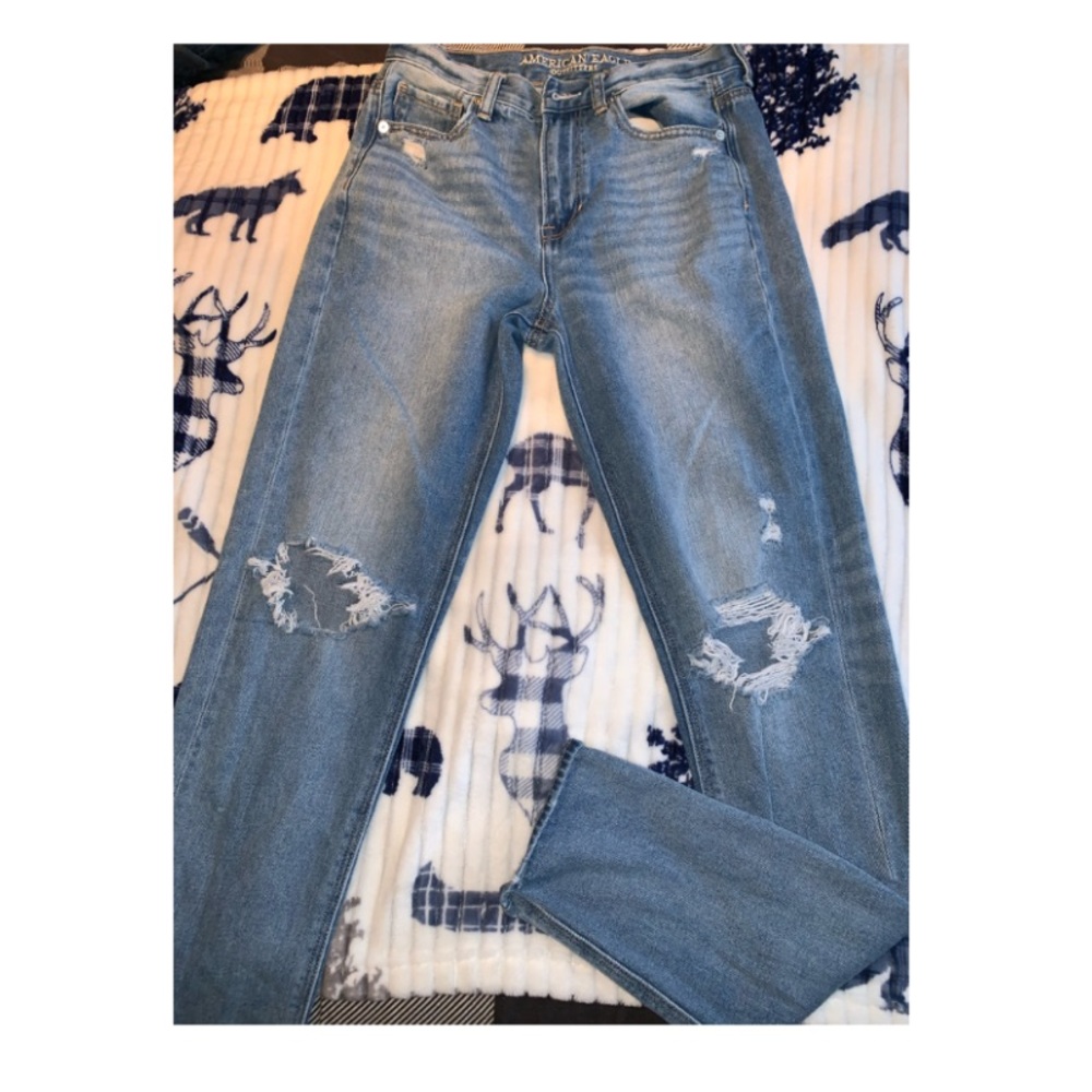Womens American Eagle Mom Jean